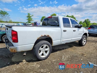 Trzecie zdjęcie samochodu z tyłu: 2007 DODGE RAM 1500 ST VIN:1D7HU18237S141118 - miniatura