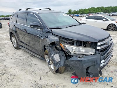 Czwarte zdjęcie samochodu z boku: 2018 TOYOTA HIGHLANDER HYBRID LIMITED VIN:5TDDGRFH8JS039979 - miniatura