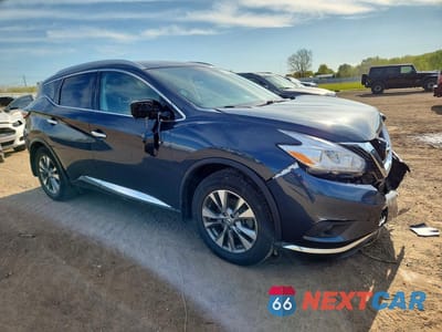 Czwarte zdjęcie samochodu z boku: 2017 NISSAN MURANO S VIN:5N1AZ2MH0HN122163 - miniatura