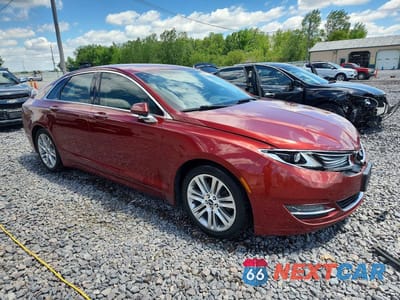 Czwarte zdjęcie samochodu z boku: 2014 LINCOLN MKZ HYBRID VIN:3LN6L2LU5ER829368 - miniatura