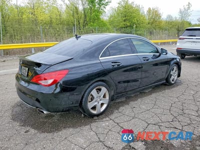 Trzecie zdjęcie samochodu z tyłu: 2015 MERCEDES-BENZ CLA 250 4MATIC VIN:WDDSJ4GB2FN276749 - miniatura