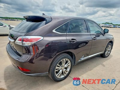 Trzecie zdjęcie samochodu z tyłu: 2013 LEXUS RX 450H VIN:JTJZB1BA5D2006588 - miniatura