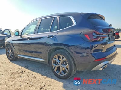 Drugie zdjęcie samochodu z przodu: 2022 BMW X3 SDRIVE30I VIN:5UX43DP0XN9M21134 - miniatura