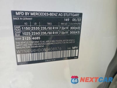 Zdjęcie 14 z 14 samochodu: 2022 MERCEDES-BENZ GLA 250 4MATIC VIN:W1N4N4HB0NJ408976 - miniatura