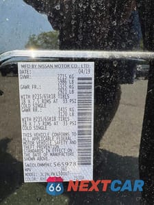Zdjęcie 13 z 13 samochodu: 2019 INFINITI QX60 PURE VIN:5N1DL0MM9KC565978 - miniatura