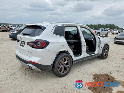 Trzecie zdjęcie samochodu z tyłu: 2022 BMW X3 VIN:5UX43DP05N9K48087 - miniatura