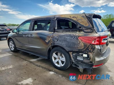 Drugie zdjęcie samochodu z przodu: 2019 HONDA ODYSSEY EXL VIN:5FNRL6H72KB035954 - miniatura