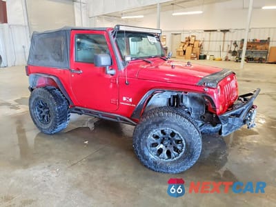 Czwarte zdjęcie samochodu z boku: 2008 JEEP WRANGLER VIN:1J4FA24138L516329 - miniatura