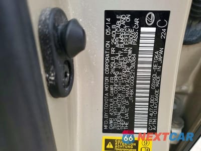 Zdjęcie 12 z 12 samochodu: 2014 LEXUS ES 350 VIN:JTHBK1GG0E2138384 - miniatura