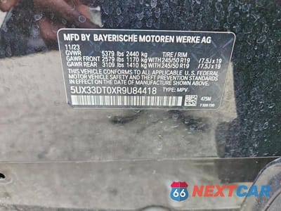 Zdjęcie 14 z 14 samochodu: 2024 BMW X4 XDRIVE30I VIN:5UX33DT0XR9U84418 - miniatura