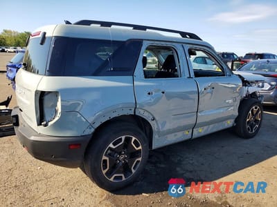 Trzecie zdjęcie samochodu z tyłu: 2023 FORD BRONCO SPORT OUTER BANKS VIN:3FMCR9C66PRE25560 - miniatura
