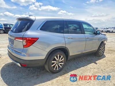 Trzecie zdjęcie samochodu z tyłu: 2021 HONDA PILOT EXL VIN:5FNYF5H53MB016599 - miniatura