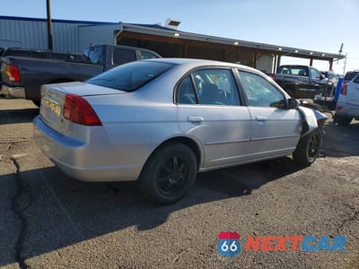 Trzecie zdjęcie samochodu z tyłu: 2002 HONDA CIVIC EX VIN:1HGES26702L058886 - miniatura