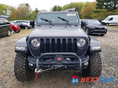 Piąte zdjęcie samochodu w środku: 2021 JEEP GLADIATOR OVERLAND VIN:1C6HJTFG2ML604585 - miniatura