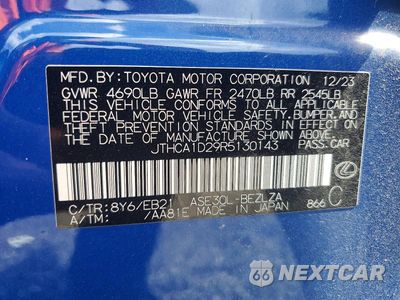 Zdjęcie 13 z 13 samochodu: 2024 LEXUS IS 300 BASE VIN:JTHCA1D29R5130143 - miniatura