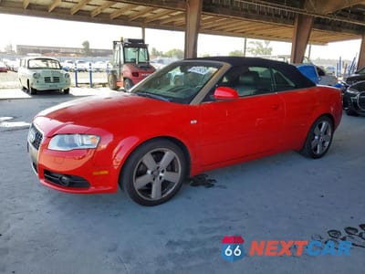 2007 AUDI A4 S-LINE 2.0T CABRIOLET QUATTRO WAUEF48H87K027657 - główne zdjęcie licytacji z USA - miniatura