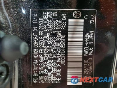 Zdjęcie 12 z 12 samochodu: 2017 TOYOTA PRIUS TWO VIN:JTDKBRFU4H3543170 - miniatura