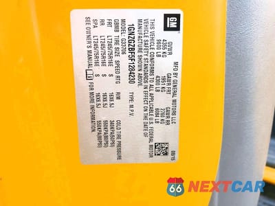 Zdjęcie 14 z 14 samochodu: 2015 CHEVROLET EXPRESS G3500 LS VIN:1GNZGZBF5F1284230 - miniatura