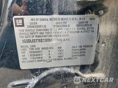 Zdjęcie 13 z 13 samochodu: 2008 SATURN VUE XR VIN:3GSDL63778S709361 - miniatura
