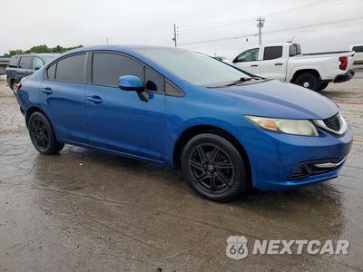 Czwarte zdjęcie samochodu z boku: 2013 HONDA CIVIC LX VIN:19XFB2E56DE073925 - miniatura