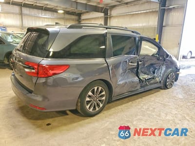 Trzecie zdjęcie samochodu z tyłu: 2022 HONDA ODYSSEY EXL VIN:5FNRL6H71NB031866 - miniatura