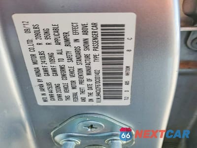 Zdjęcie 12 z 12 samochodu: 2013 ACURA TSX TECH VIN:JH4CU2F67DC001402 - miniatura