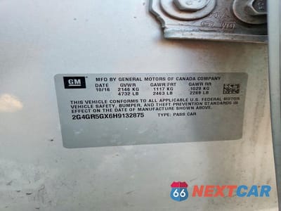 Zdjęcie 13 z 13 samochodu: 2017 BUICK REGAL PREMIUM VIN:2G4GR5GX6H9132875 - miniatura
