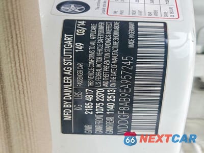 Zdjęcie 12 z 12 samochodu: 2014 MERCEDES-BENZ C 300 4MATIC VIN:WDDGF8AB9EA957245 - miniatura