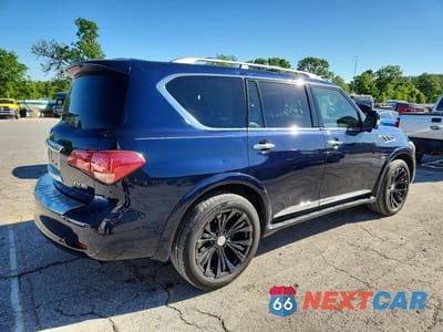 Trzecie zdjęcie samochodu z tyłu: 2016 INFINITI QX80 BASE VIN:JN8AZ2NC1G9401561 - miniatura