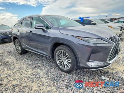 Czwarte zdjęcie samochodu z boku: 2021 LEXUS RX 450H VIN:2T2JGMDA8MC065423 - miniatura