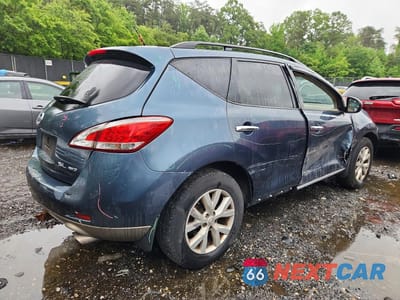 Trzecie zdjęcie samochodu z tyłu: 2011 NISSAN MURANO S VIN:JN8AZ1MW4BW183311 - miniatura