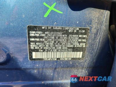 Zdjęcie 13 z 13 samochodu: 2019 SUBARU FORESTER TOURING VIN:JF2SKAWC9KH466283 - miniatura