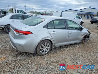 Trzecie zdjęcie samochodu z tyłu: 2020 TOYOTA COROLLA LE VIN:JTDEPRAE9LJ026496 - miniatura