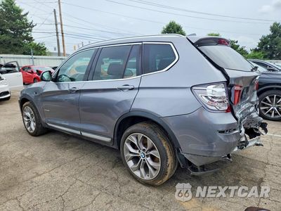 Drugie zdjęcie samochodu z przodu: 2017 BMW X3 XDRIVE28I VIN:5UXWX9C31H0W75365 - miniatura