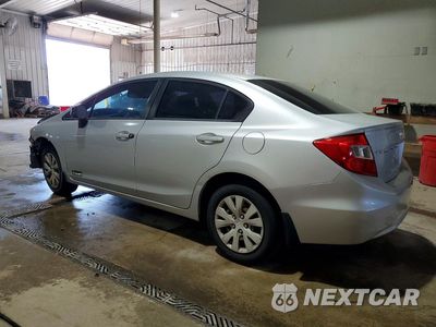 Drugie zdjęcie samochodu z przodu: 2012 HONDA CIVIC LX VIN:19XFB2F51CE342815 - miniatura