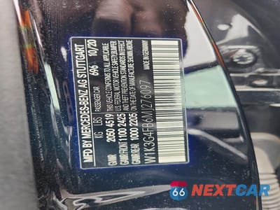 Zdjęcie 13 z 13 samochodu: 2021 MERCEDES-BENZ A 220 4MATIC VIN:W1K3G4FB6MJ276097 - miniatura