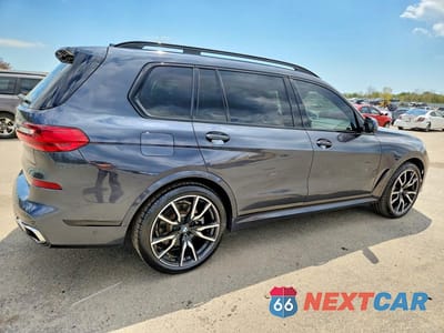 Trzecie zdjęcie samochodu z tyłu: 2019 BMW X7 XDRIVE50I VIN:5UXCX4C53KLS37248 - miniatura