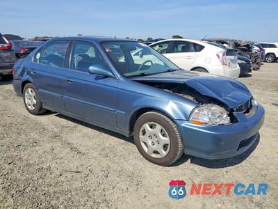 Czwarte zdjęcie samochodu z boku: 1998 HONDA CIVIC EX VIN:2HGEJ8648WH610987 - miniatura