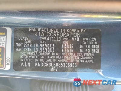 Zdjęcie 13 z 13 samochodu: 2025 KIA NIRO EX VIN:KNDCR3LE0S5306956 - miniatura