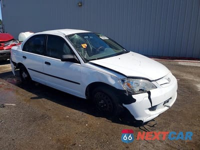 Czwarte zdjęcie samochodu z boku: 2005 HONDA CIVIC DX VP VIN:1HGES16375L029624 - miniatura