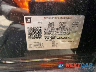Zdjęcie 13 z 13 samochodu: 2018 BUICK ENCLAVE PREMIUM VIN:5GAERCKW8JJ258391 - miniatura