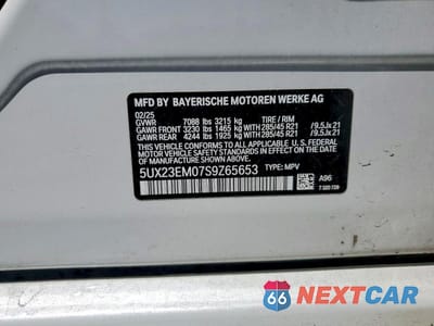 Zdjęcie 14 z 14 samochodu: 2025 BMW X7 XDRIVE40I VIN:5UX23EM07S9Z65653 - miniatura
