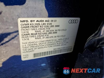 Zdjęcie 14 z 14 samochodu: 2024 AUDI Q3 PREMIUM S LINE 45 VIN:WA1DECF35R1035978 - miniatura