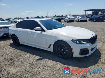 Czwarte zdjęcie samochodu z boku: 2021 BMW 540 I VIN:WBA53BJ03MWX28547 - miniatura