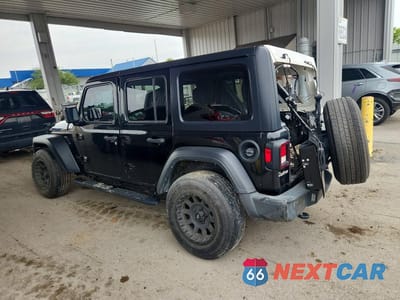 Drugie zdjęcie samochodu z przodu: 2022 JEEP WRANGLER UNLIMITED SPORT VIN:1C4HJXDN3NW135105 - miniatura