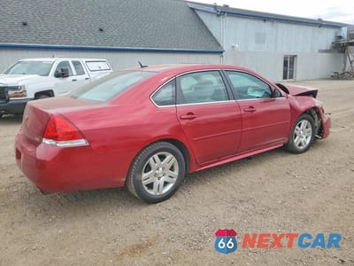 Trzecie zdjęcie samochodu z tyłu: 2013 CHEVROLET IMPALA LT VIN:2G1WG5E3XD1257787 - miniatura