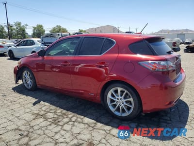 Drugie zdjęcie samochodu z przodu: 2012 LEXUS CT 200 VIN:JTHKD5BH4C2090077 - miniatura