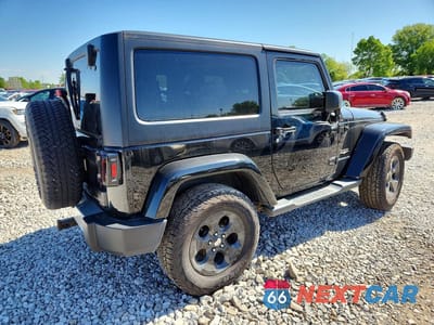 Trzecie zdjęcie samochodu z tyłu: 2015 JEEP WRANGLER SAHARA VIN:1C4GJWBG6FL773247 - miniatura