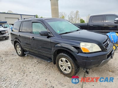Czwarte zdjęcie samochodu z boku: 2005 HONDA PILOT EX VIN:2HKYF18435H538720 - miniatura