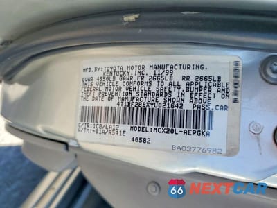 Zdjęcie 13 z 13 samochodu: 2000 TOYOTA AVALON XLS VIN:4T1BF28BXYU021642 - miniatura